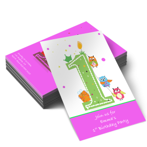 Custom printed Announcement Cards by IWN Printing Chicago