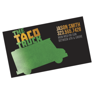Custom printed Foil Cards by IWN Printing Chicago