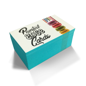 Custom printed Painted Edge Cards by IWN Printing Chicago