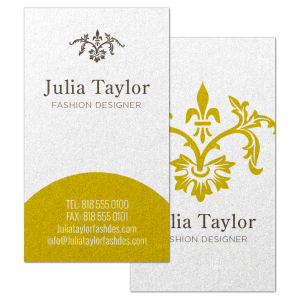 Custom printed Pearl Cards by IWN Printing Chicago
