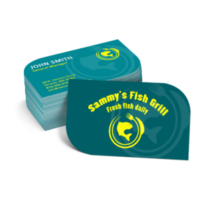 Custom printed Rounded Corner Business Cards by IWN Printing Chicago
