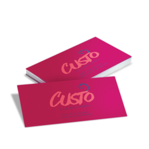 Custom printed Suede Cards by IWN Printing Chicago