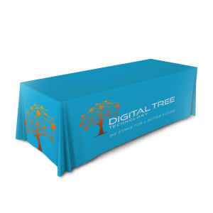 Custom printed Table Cover by IWN Printing Chicago