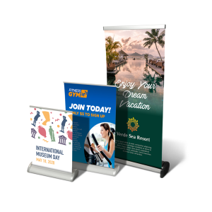 Custom printed Tabletop Displays by IWN Printing Chicago