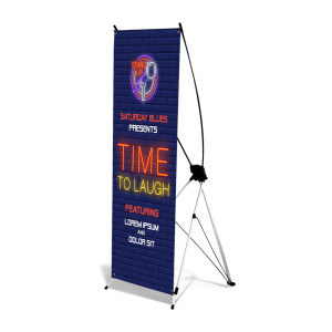 Custom printed X-Banner Stands by IWN Printing Chicago